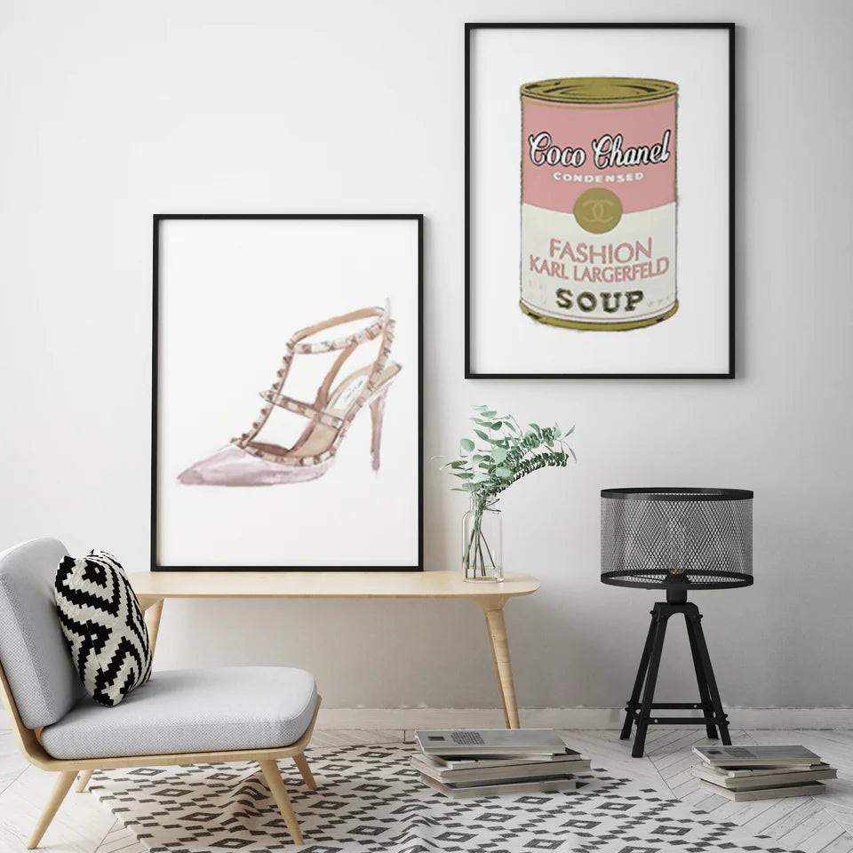 COCO CHANEL SOUP PRINT