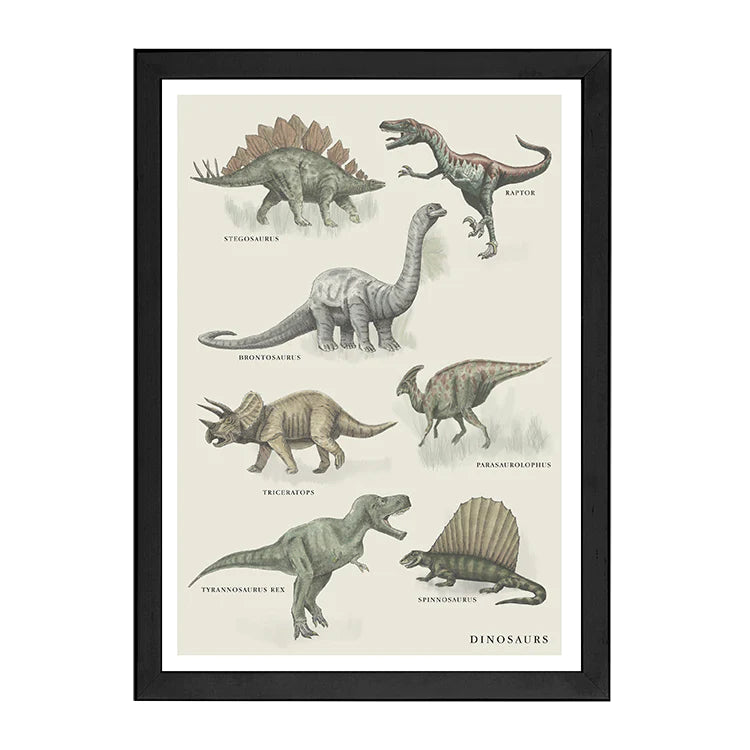 VINTAGE DINO PRINT