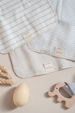 Load image into Gallery viewer, Grubby Faces Cloth ® -Wide stripe Chambray
